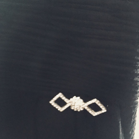 size 12 cocktail dress rhinestone detail at waist - Picture 3 of 3